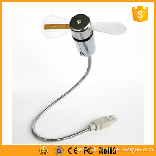 Fashionable advertising usb driver led message fan for promo gift